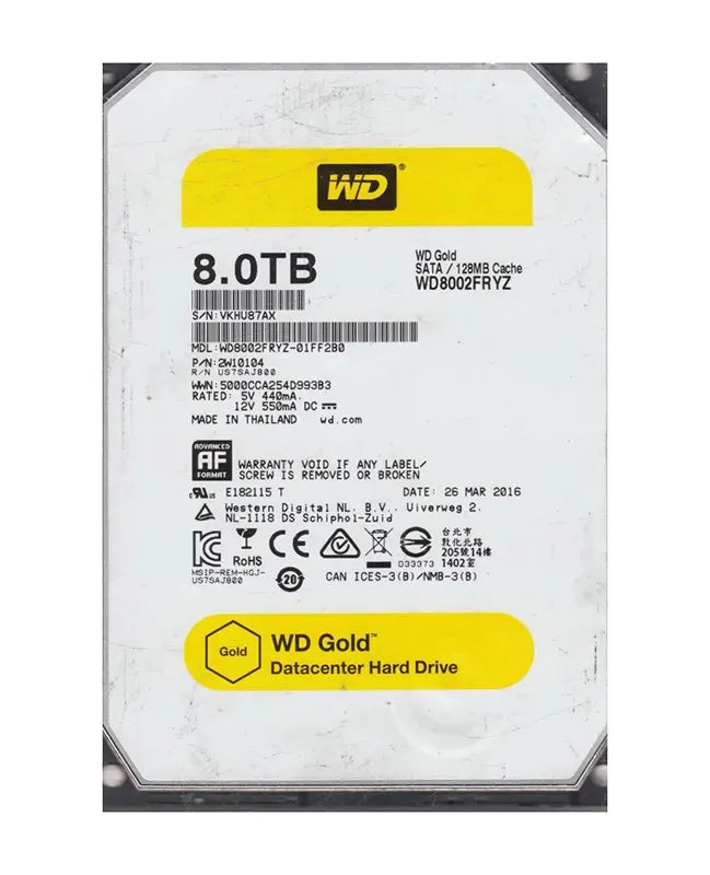 Western Digital Desktop Hard Drive - WD8002FRYZ