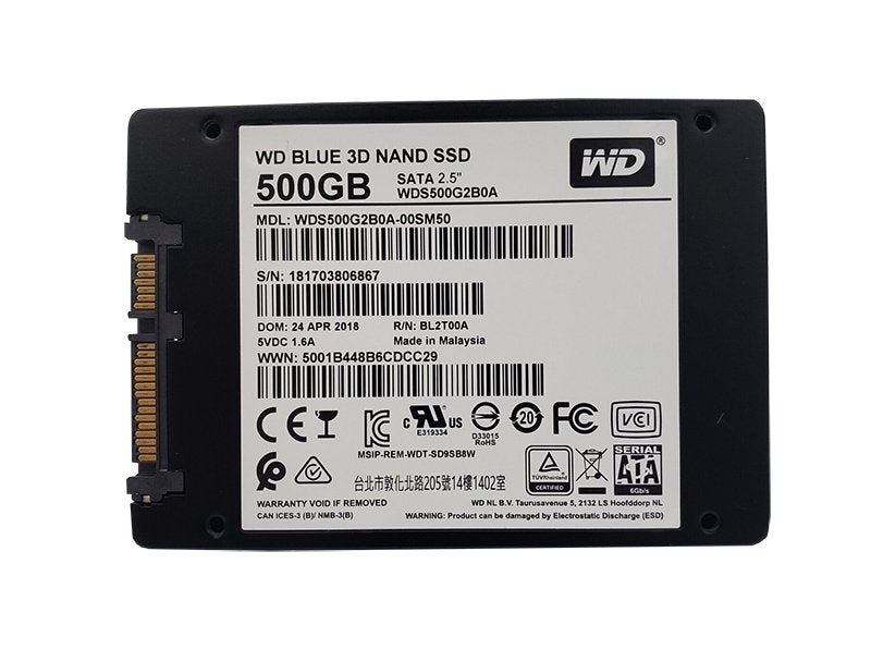 Western Digital 500GB Solid State Drive (SSD) - WDS500G2B0A