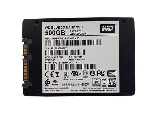 Western Digital 500GB Solid State Drive (SSD) - WDS500G2B0A