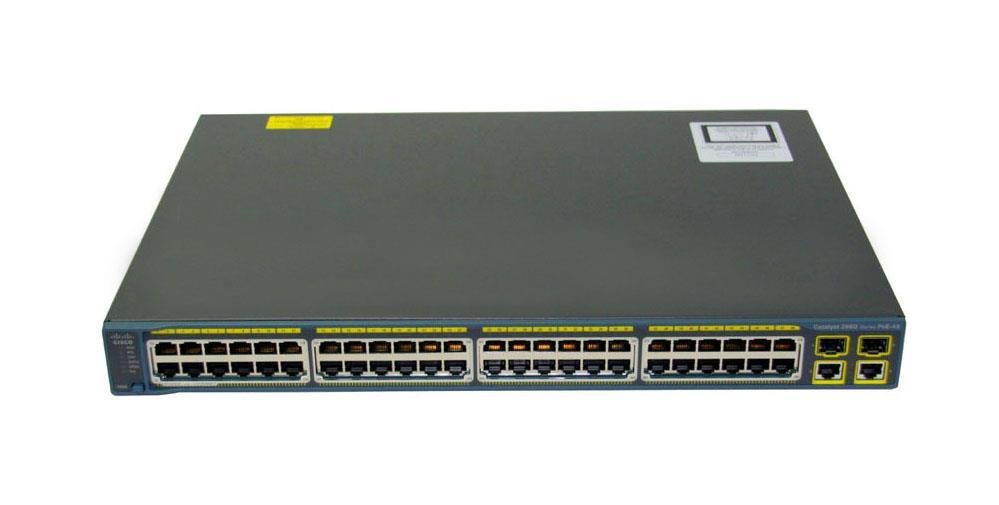 Cisco Network Switch - WS-C2960-48PST-S
