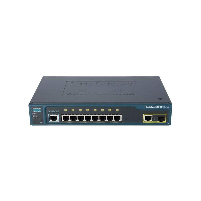 Cisco Catalyst 2960 Network Switch - WS-C2960-8TC-L