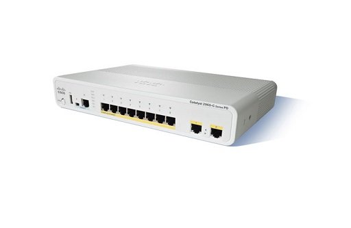 Cisco Catalyst 2960-C Network Switch - WS-C2960C-8PC-L