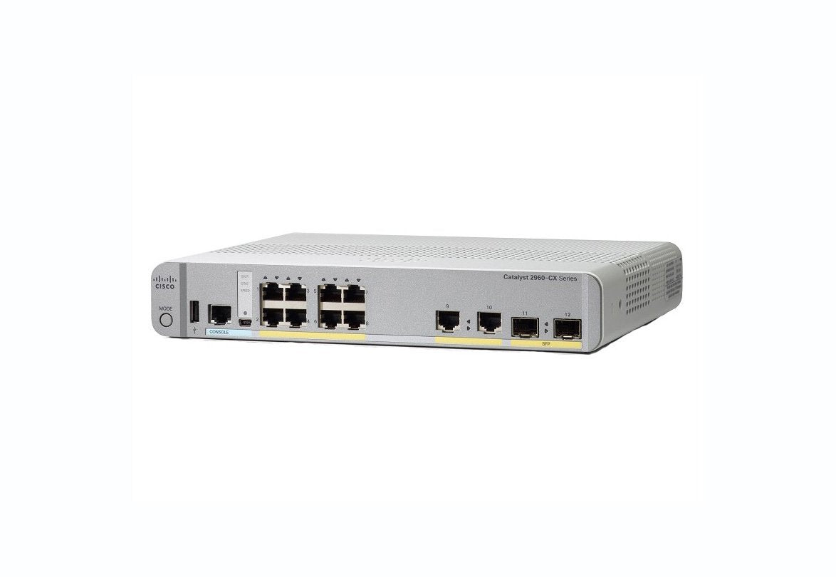 Cisco Catalyst 2960-CX Network Switch - WS-C2960CX-8PC-L