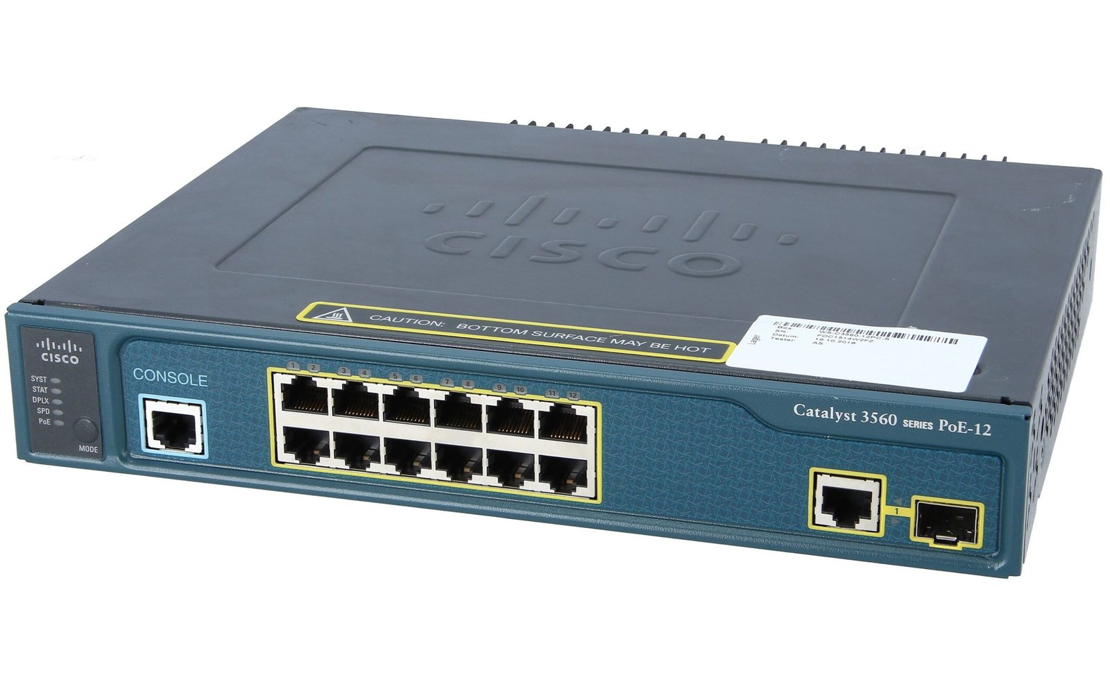 Cisco Catalyst 3560-C Network Switch - WS-C3560-12PC-S