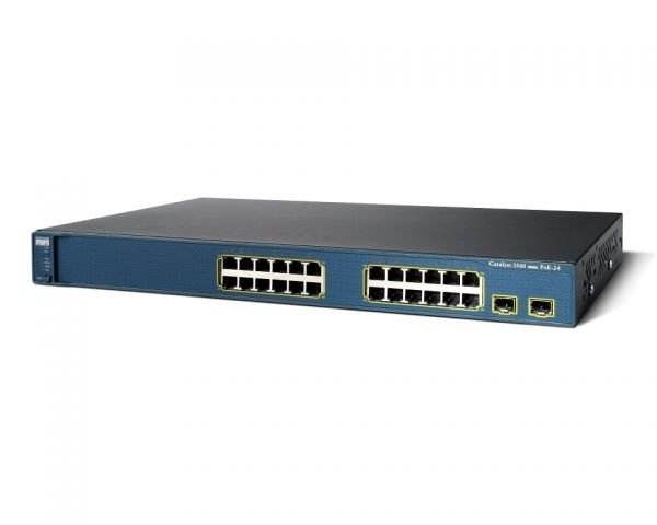 Cisco Catalyst 3560 Network Switch - WS-C3560-24PS-S