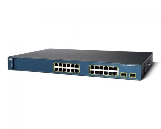 Cisco Catalyst 3560 Network Switch - WS-C3560-24PS-S