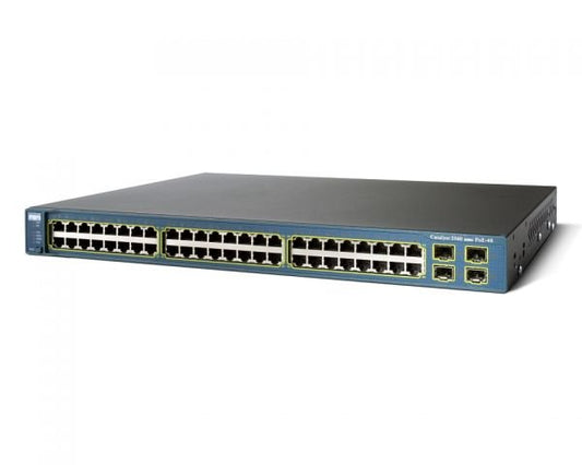Cisco Catalyst 3560 Network Switch - WS-C3560-48PS-E