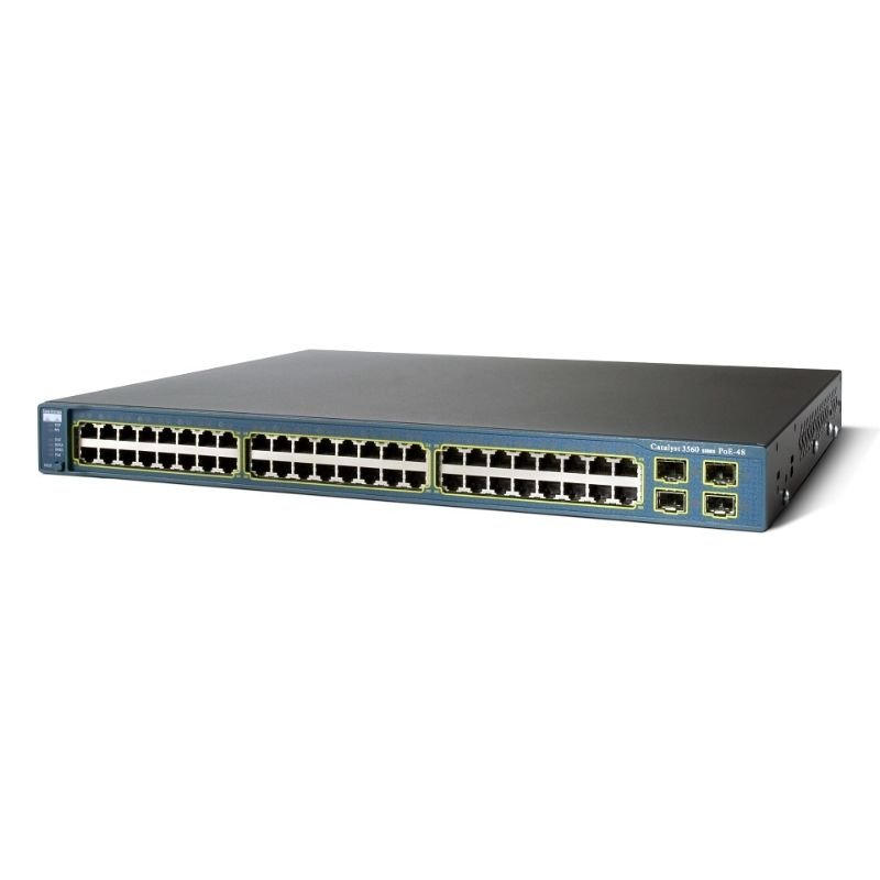 Cisco Catalyst 3560 Network Switch - WS-C3560-48PS-S