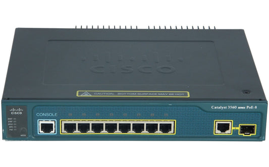 Cisco Catalyst 3560-C Network Switch - WS-C3560-8PC-S