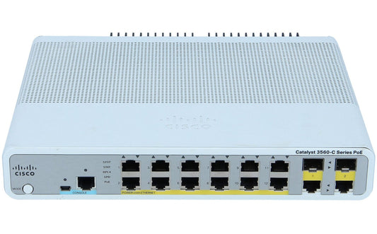 Cisco Catalyst 3560-C Network Switch - WS-C3560C-12PC-S