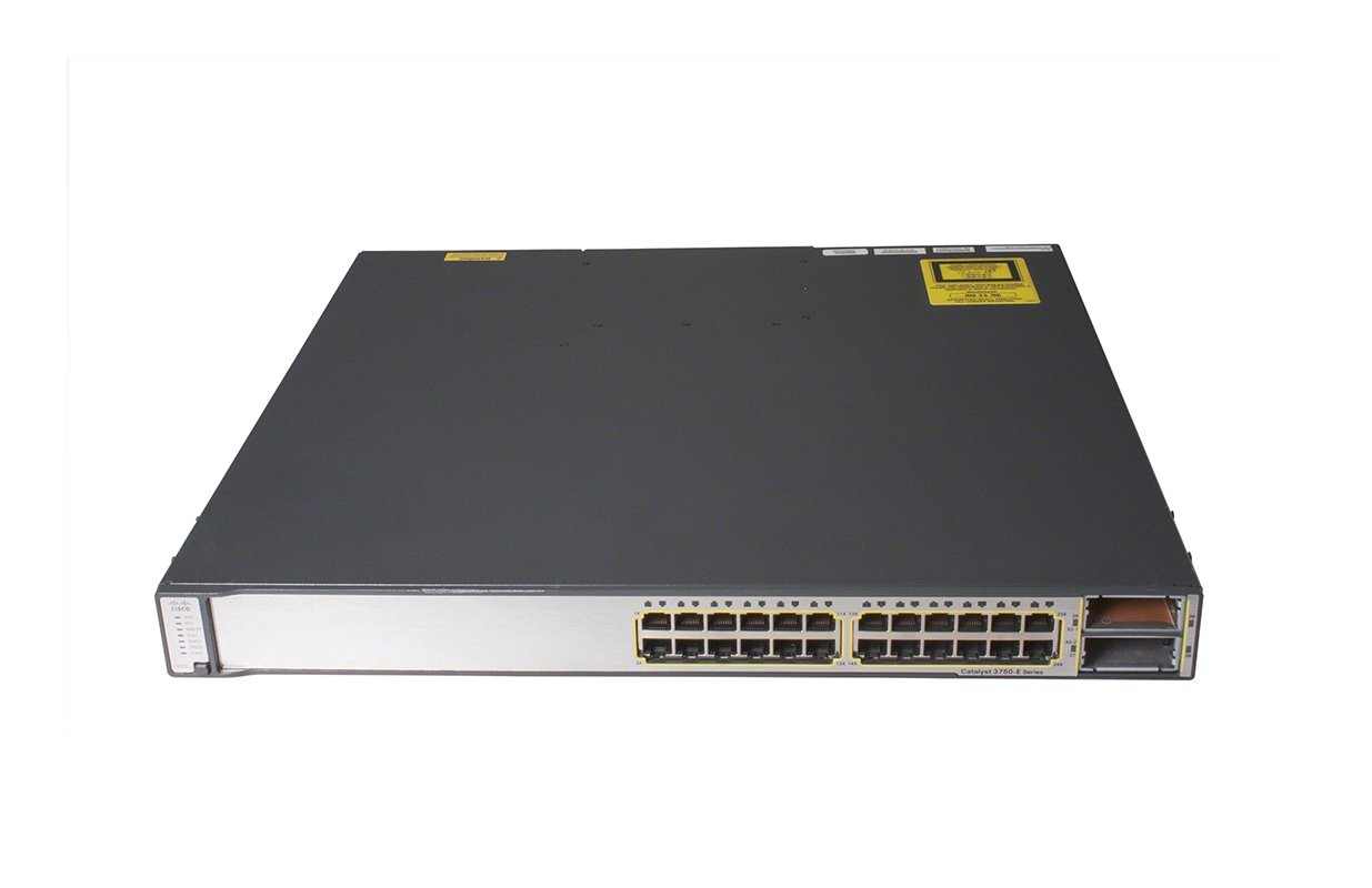 Cisco Network Switch - WS-C3750E-24PD-E
