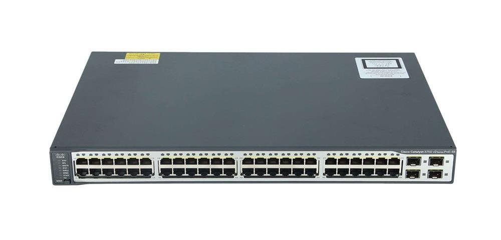 Cisco Catalyst 3750V2 Network Switch - WS-C3750V2-48PS-E