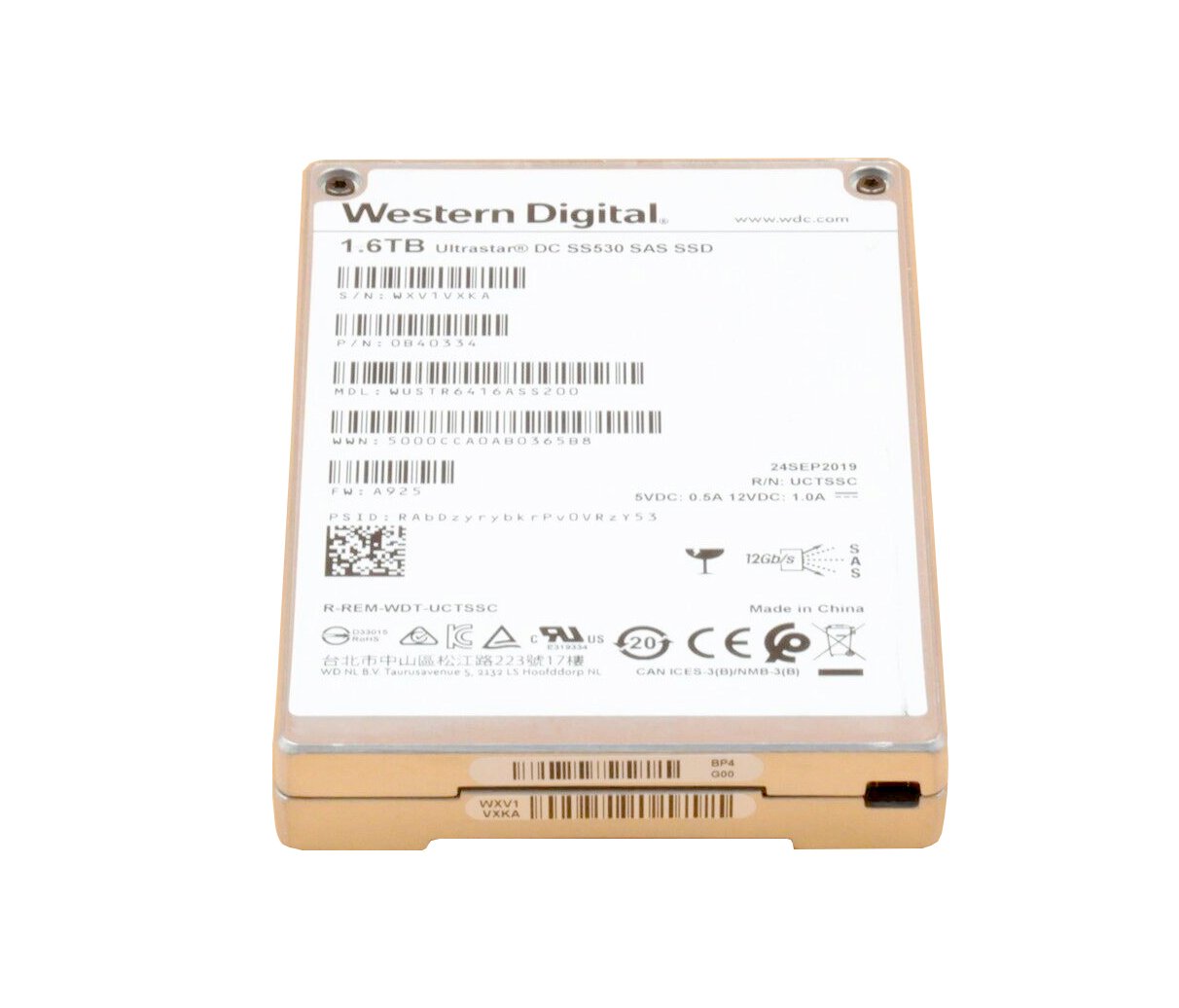 Western Digital Ultrastar DC SS530 Series - WUSTR6416ASS200