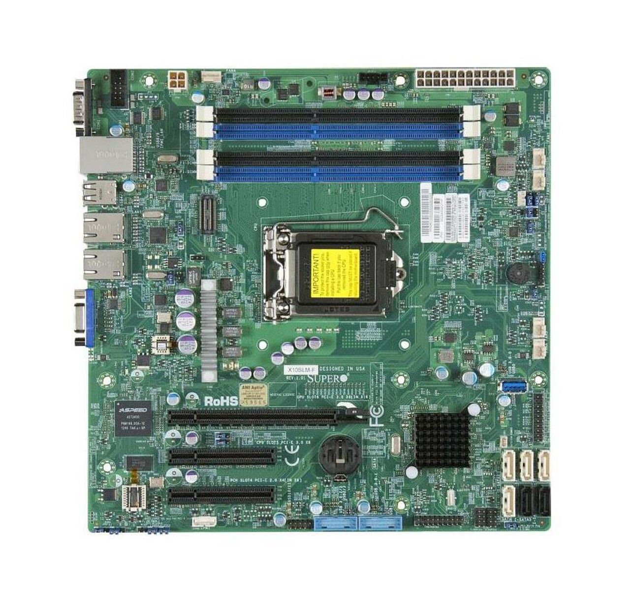 Supermicro Server Motherboard - X10SLM-F-B
