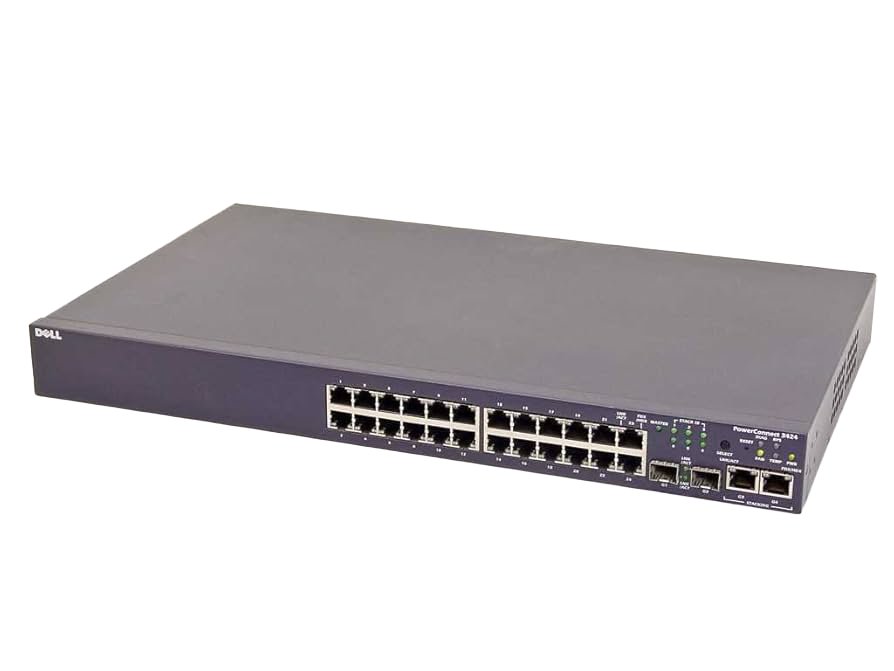 Dell PowerConnect 3424 Network Switch - XJ505